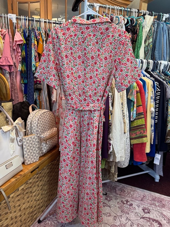 J Crew Belted floral shirt dress in Liberty Danjo Floral - Picture 4 of 5